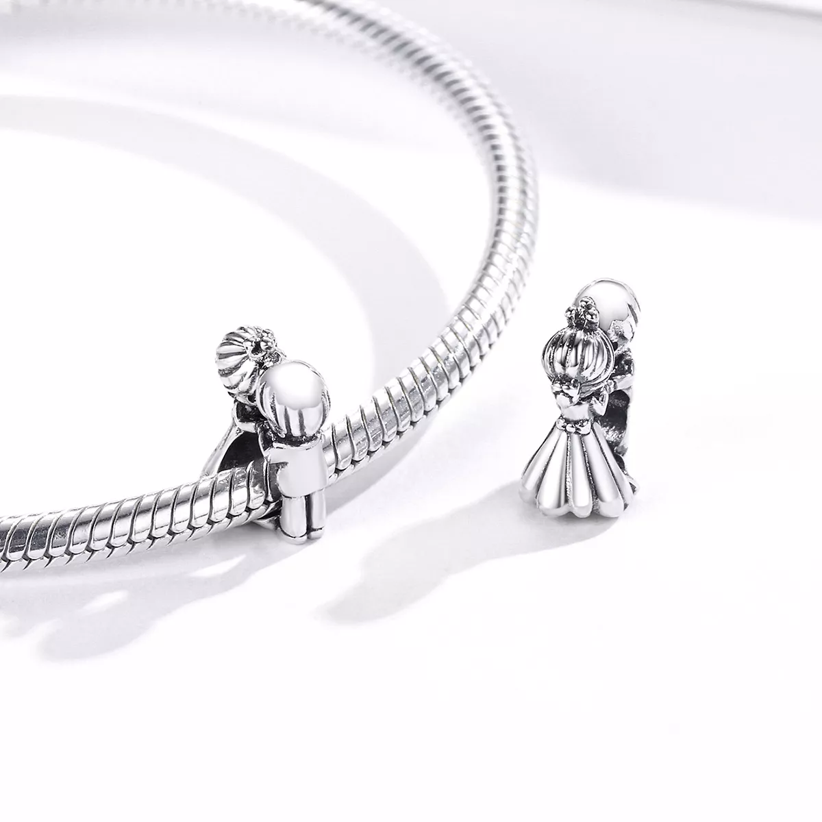 Charm Dança de menino e menina estilo Pandora - SCC1565