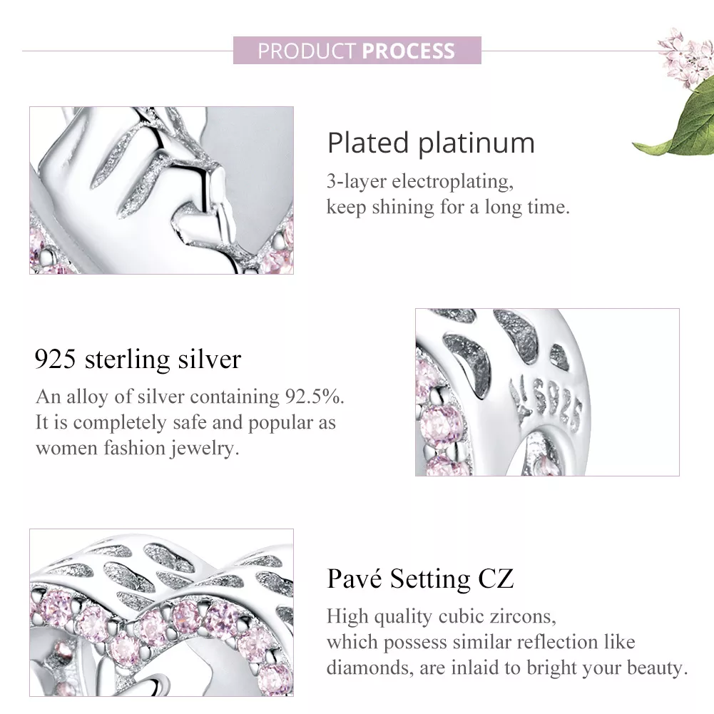 Charm Dedo Coração life Pandora - SCC1690