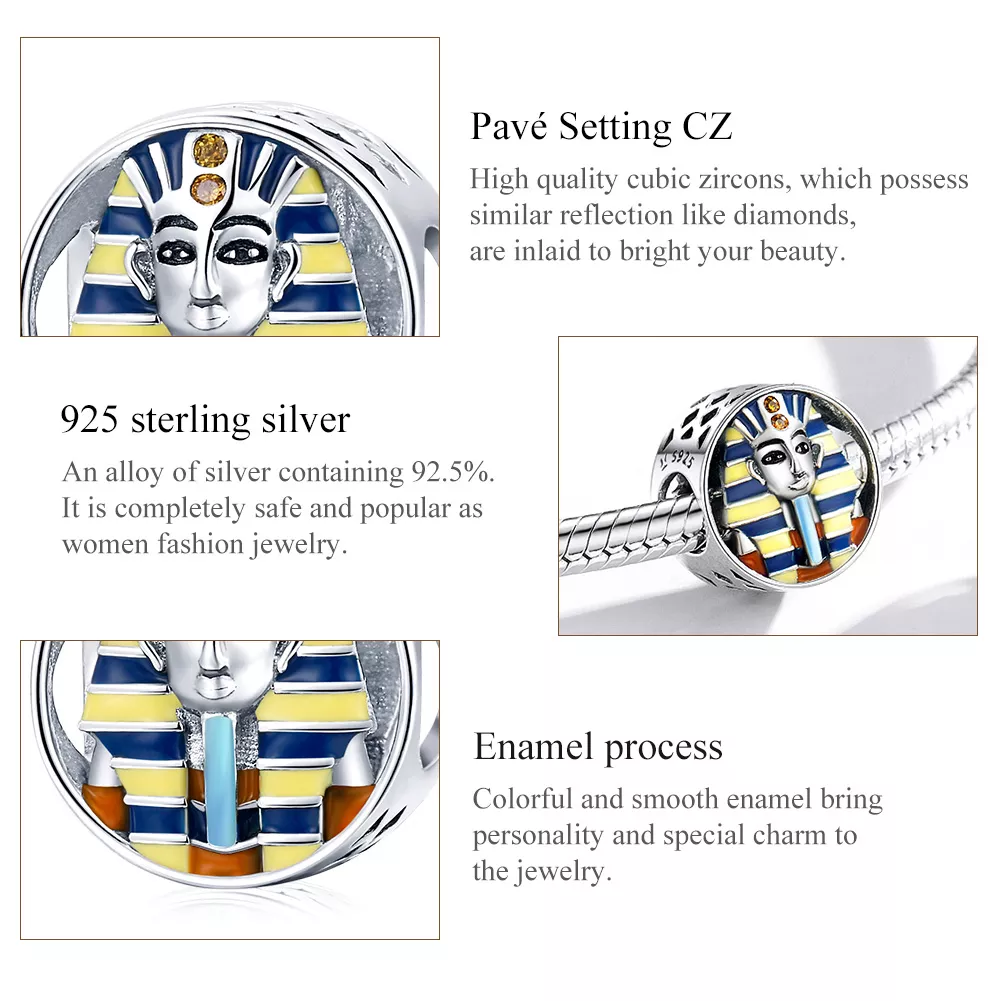 Charm Egito - Faraó life Pandora - SCC1858