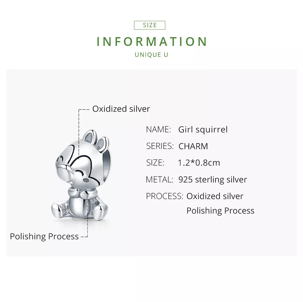 Charm Esquilo life Pandora - SCC1869