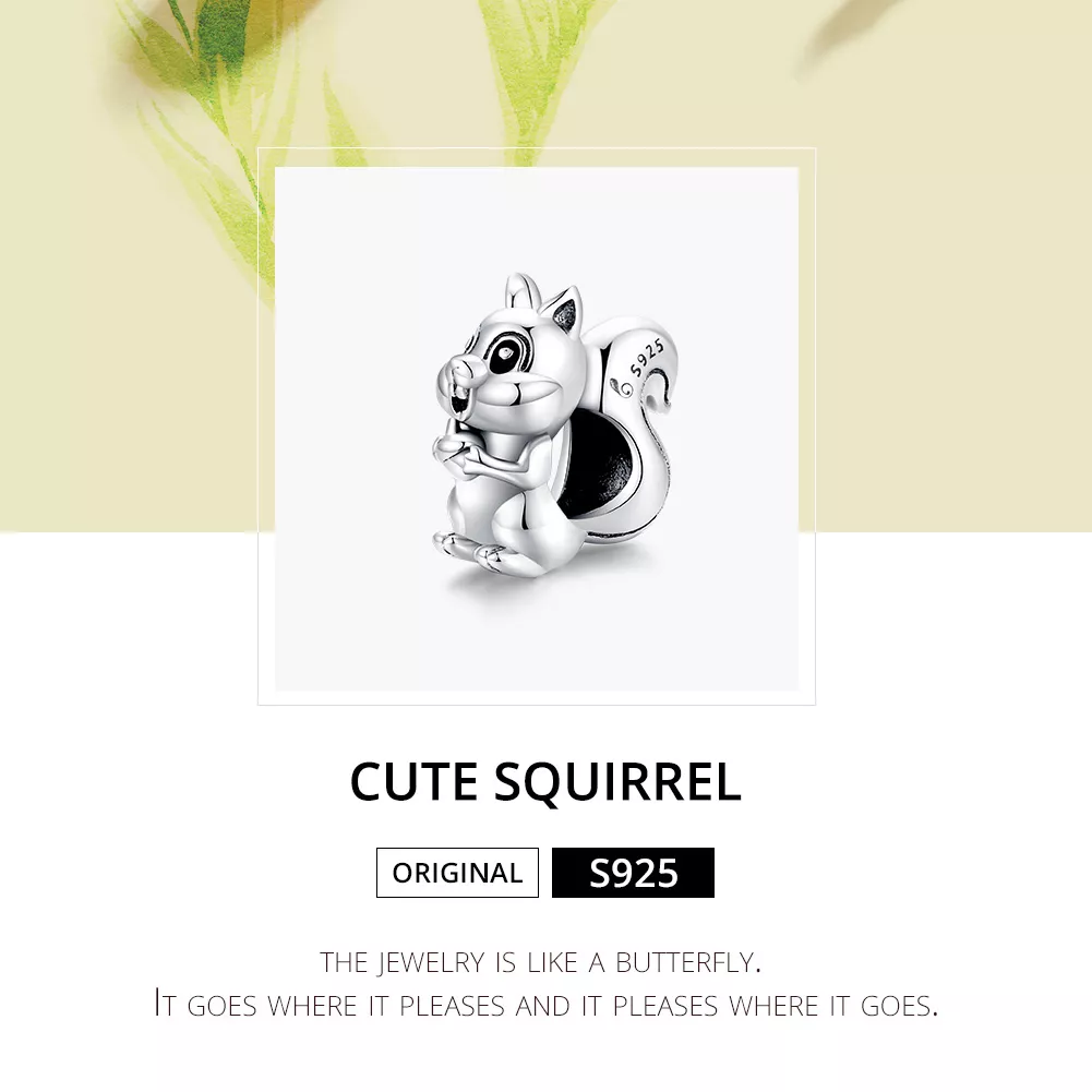 Charm Esquilo fofo life Pandora - BSC338
