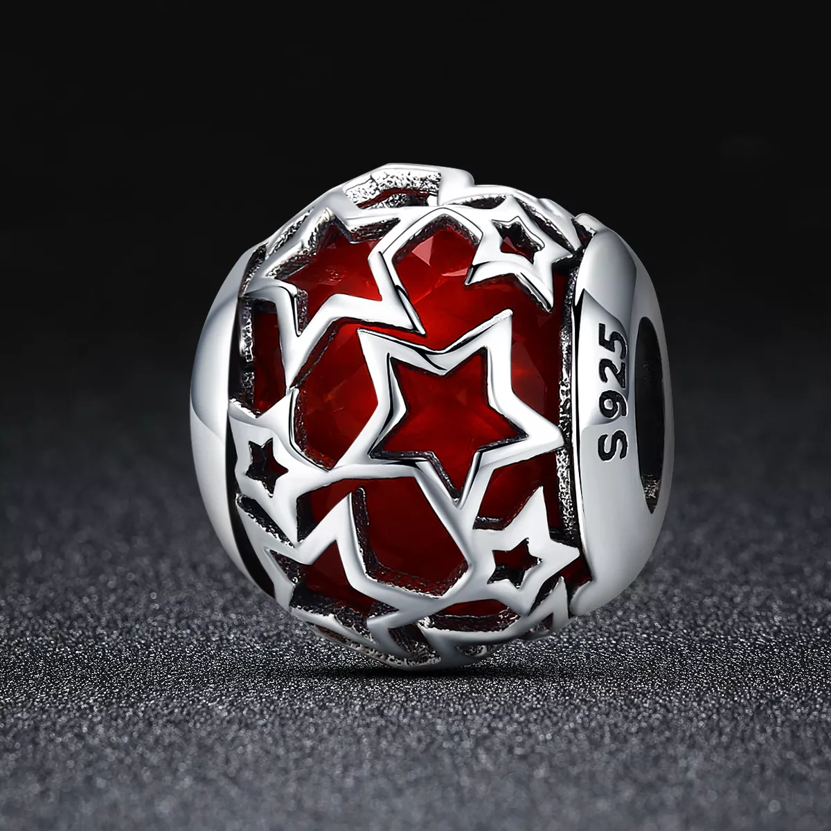 Charm Estrelas românticas estilo Pandora - SCC509