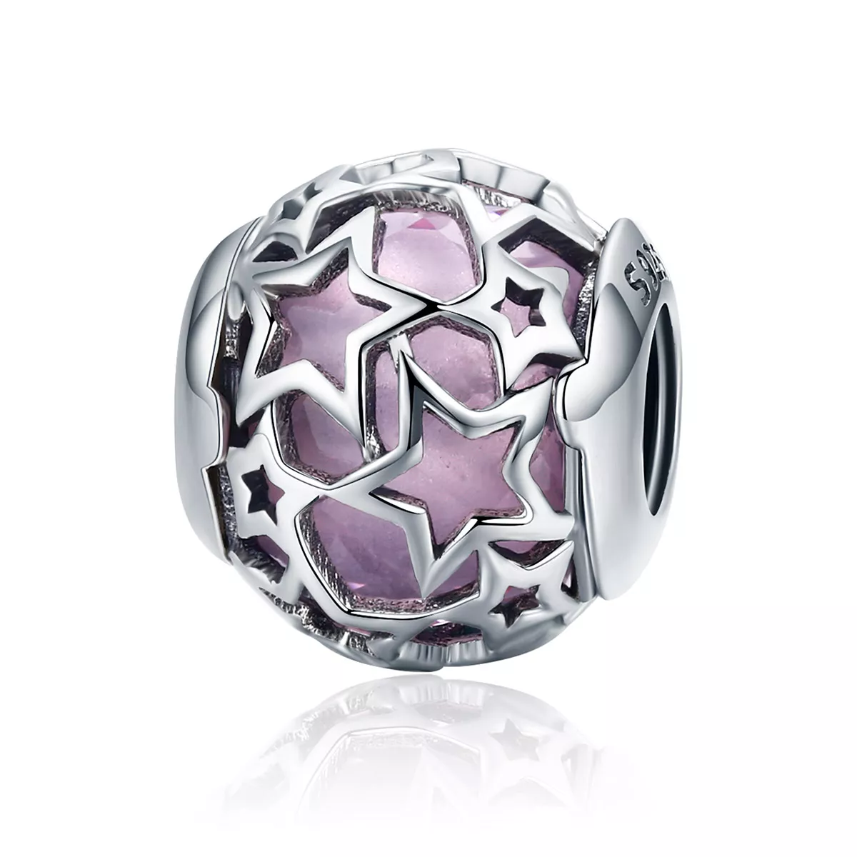 Charm Estrelas românticas estilo Pandora - SCC510