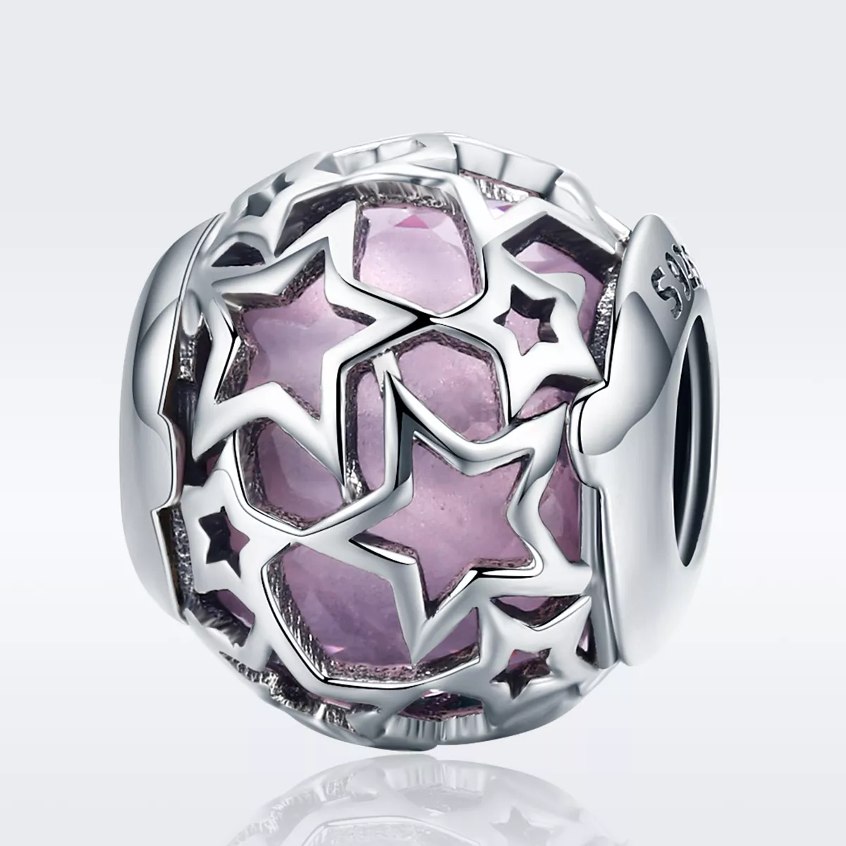 Charm Estrelas românticas estilo Pandora - SCC510