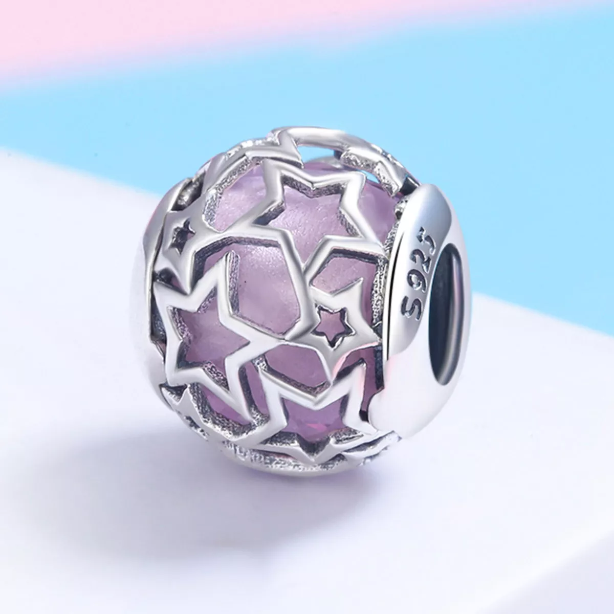 Charm Estrelas românticas estilo Pandora - SCC510