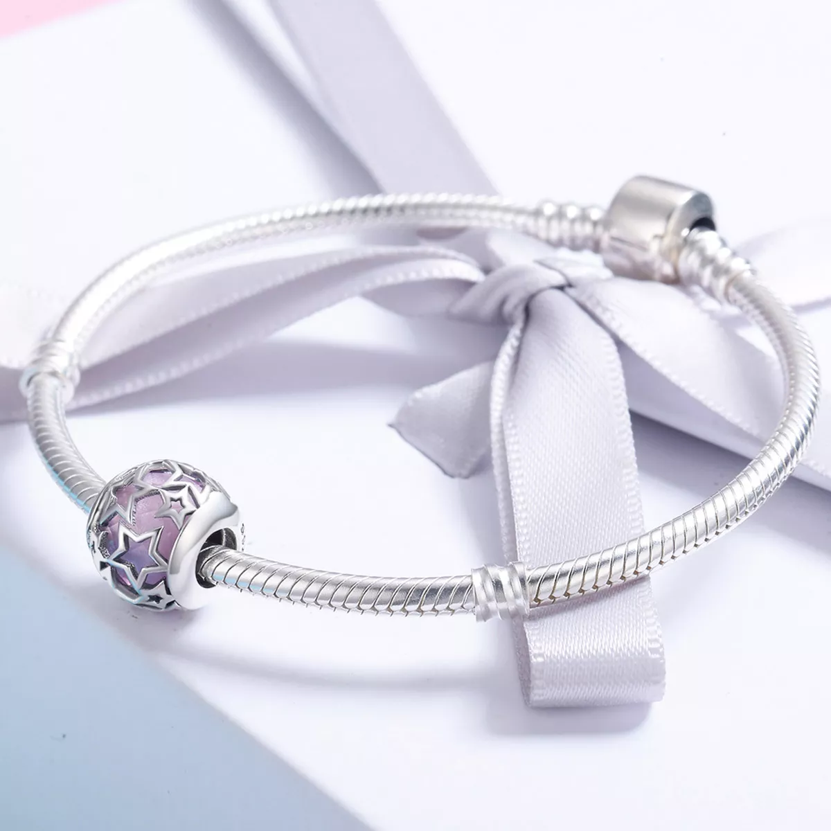 Charm Estrelas românticas estilo Pandora - SCC510