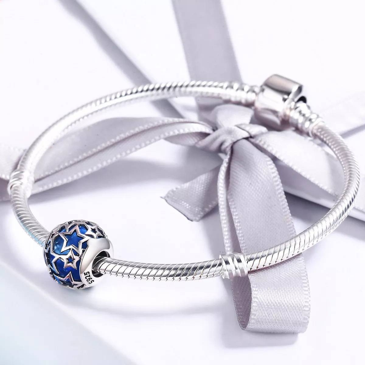 Charm Estrelas românticas estilo Pandora - SCC511