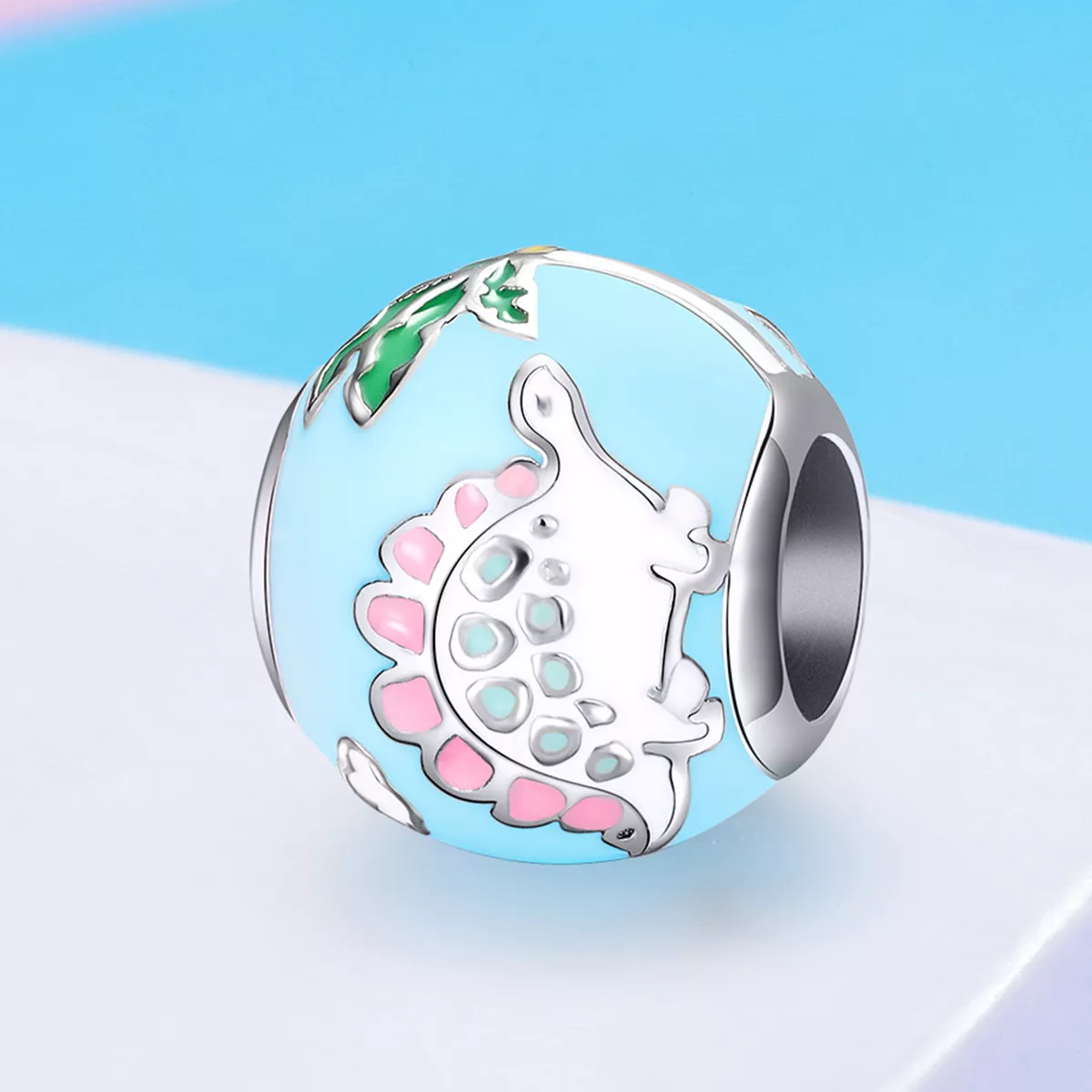 Charm Família de pequenos dinossauros estilo Pandora - SCC909