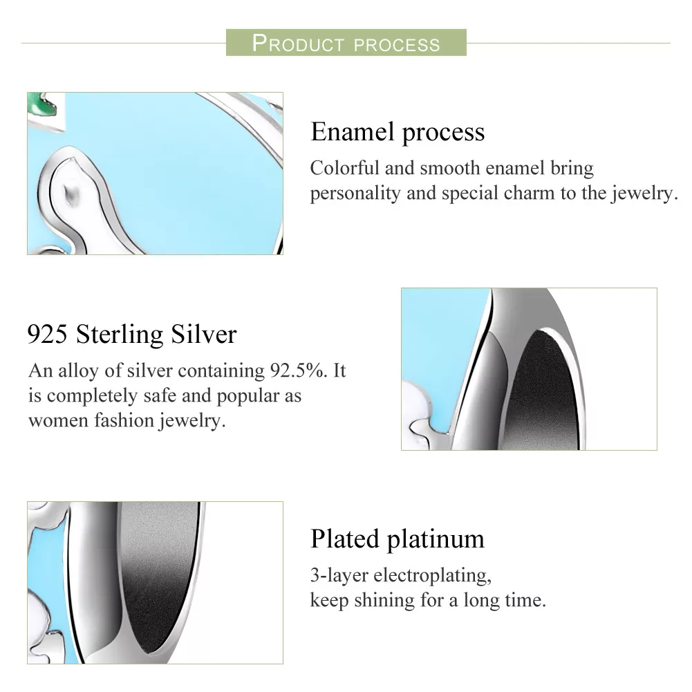 Charm Família de pequenos dinossauros estilo Pandora - SCC909