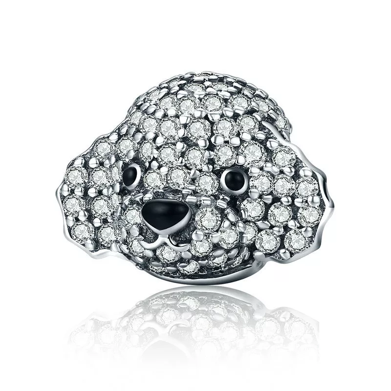 Charm Filhote de cachorro poodle estilo Pandora - SCC152