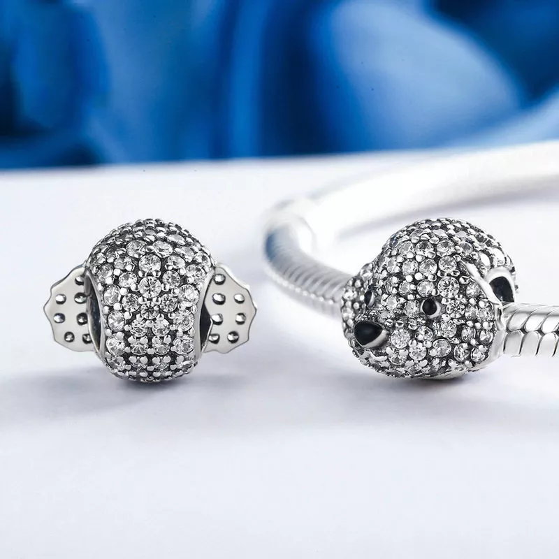 Charm Filhote de cachorro poodle estilo Pandora - SCC152