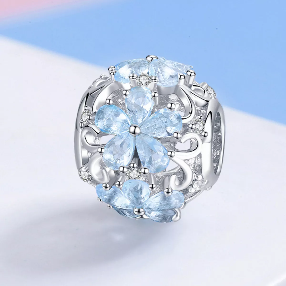 Charm Flocos De Neve Elegantes estilo Pandora - SCC941