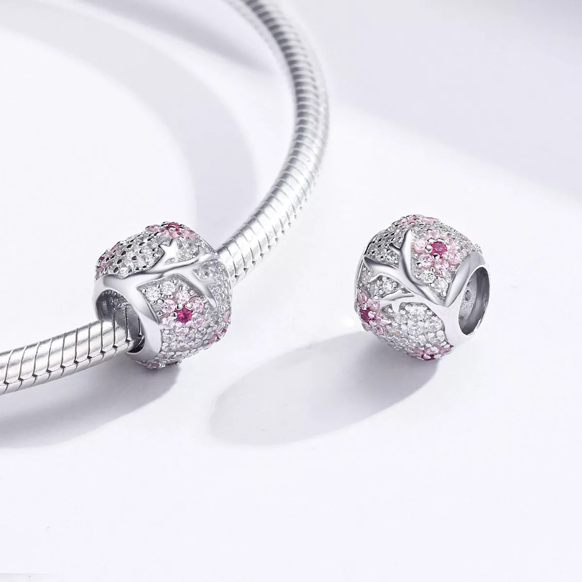 Charm Flor de ameixa life Pandora - BSC153