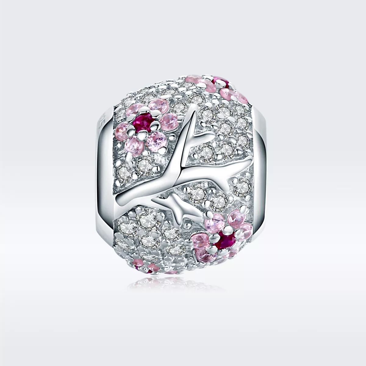 Charm Flor de ameixa life Pandora - BSC153
