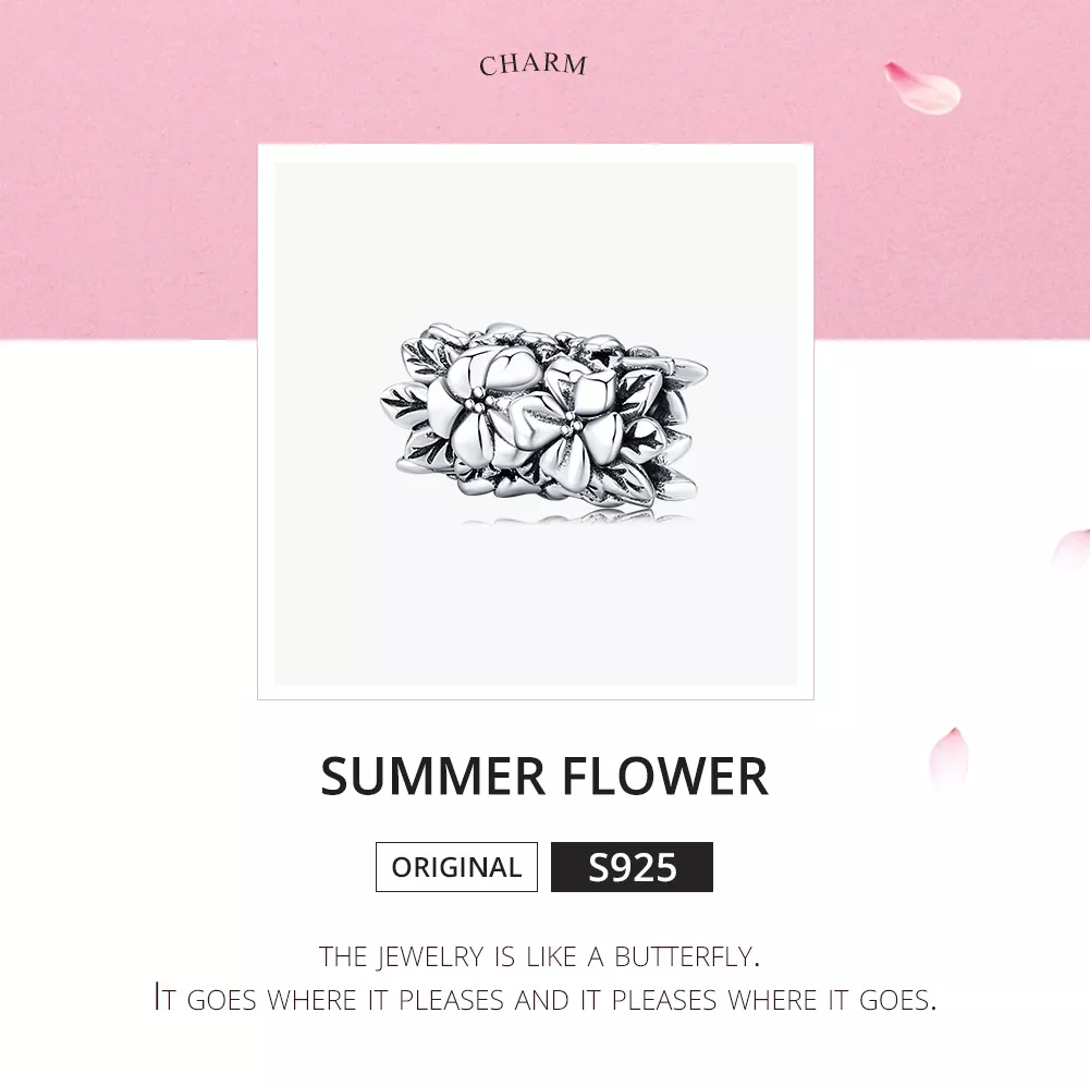 Charm Flor de verão life Pandora - SCC1488