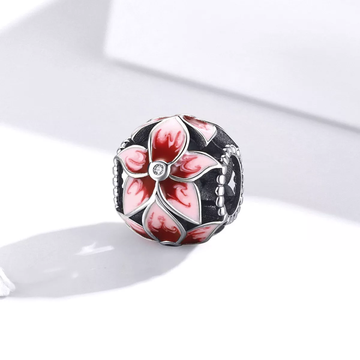 Charm Flor desabrochando estilo Pandora - SCC1707