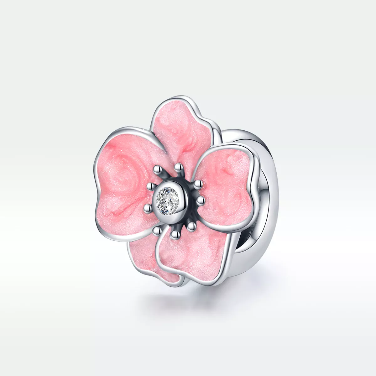 Charm Flor rosa life Pandora - SCC1729