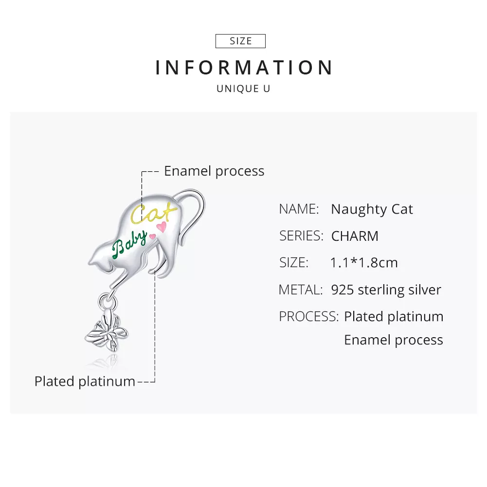 Charm Gato travesso life Pandora - SCC1678