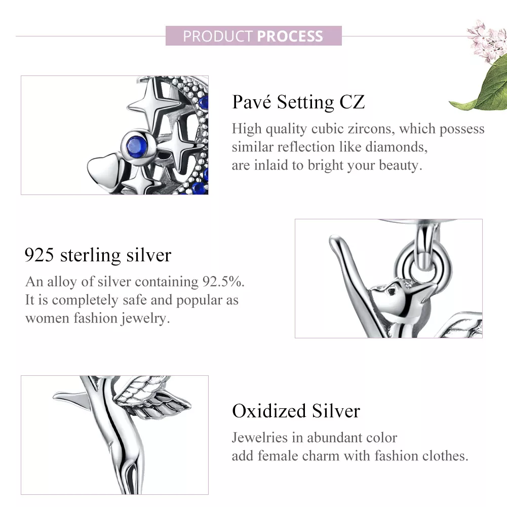 Charm Gato voador life Pandora - SCC1551