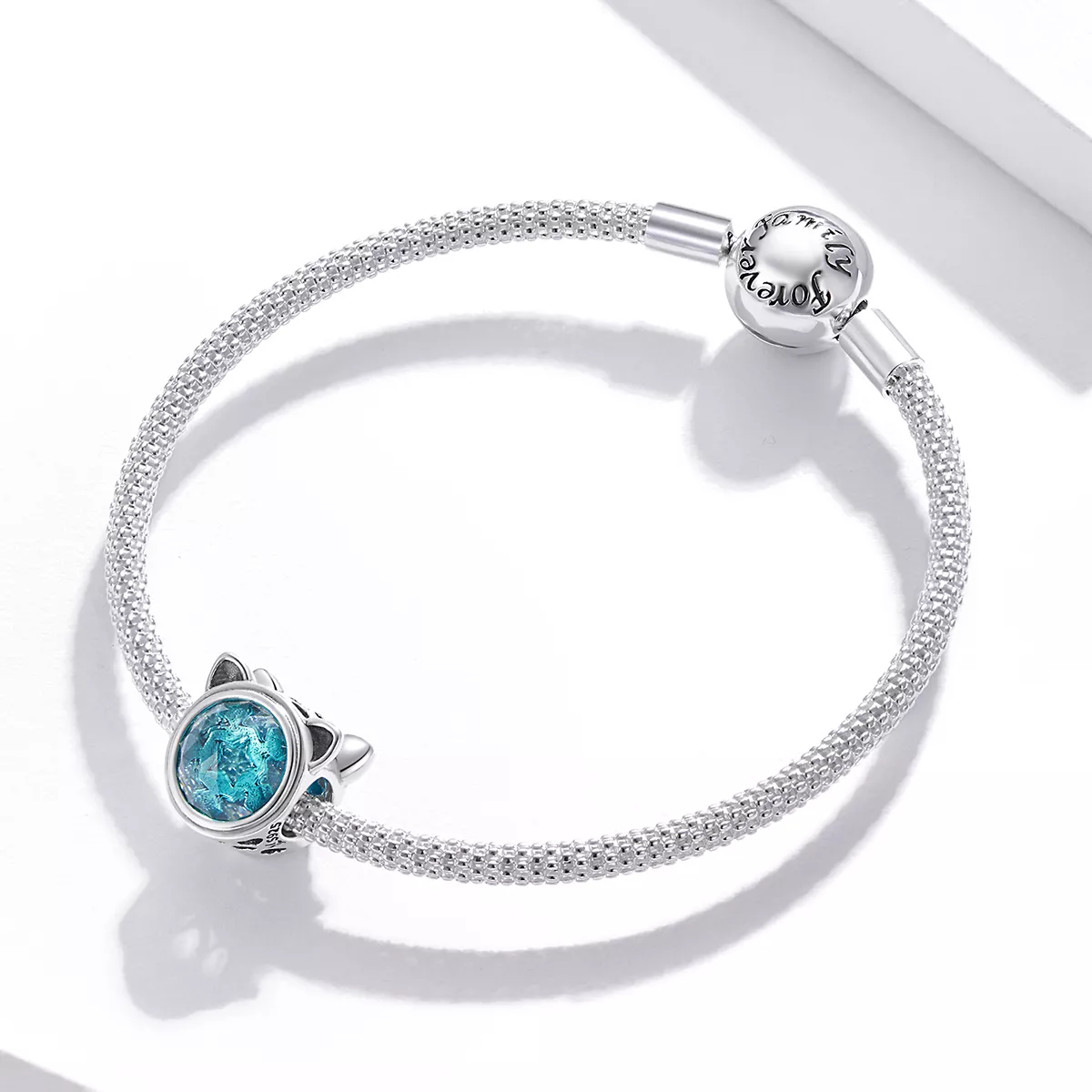 Charm Gato-teal life Pandora - SCC1800
