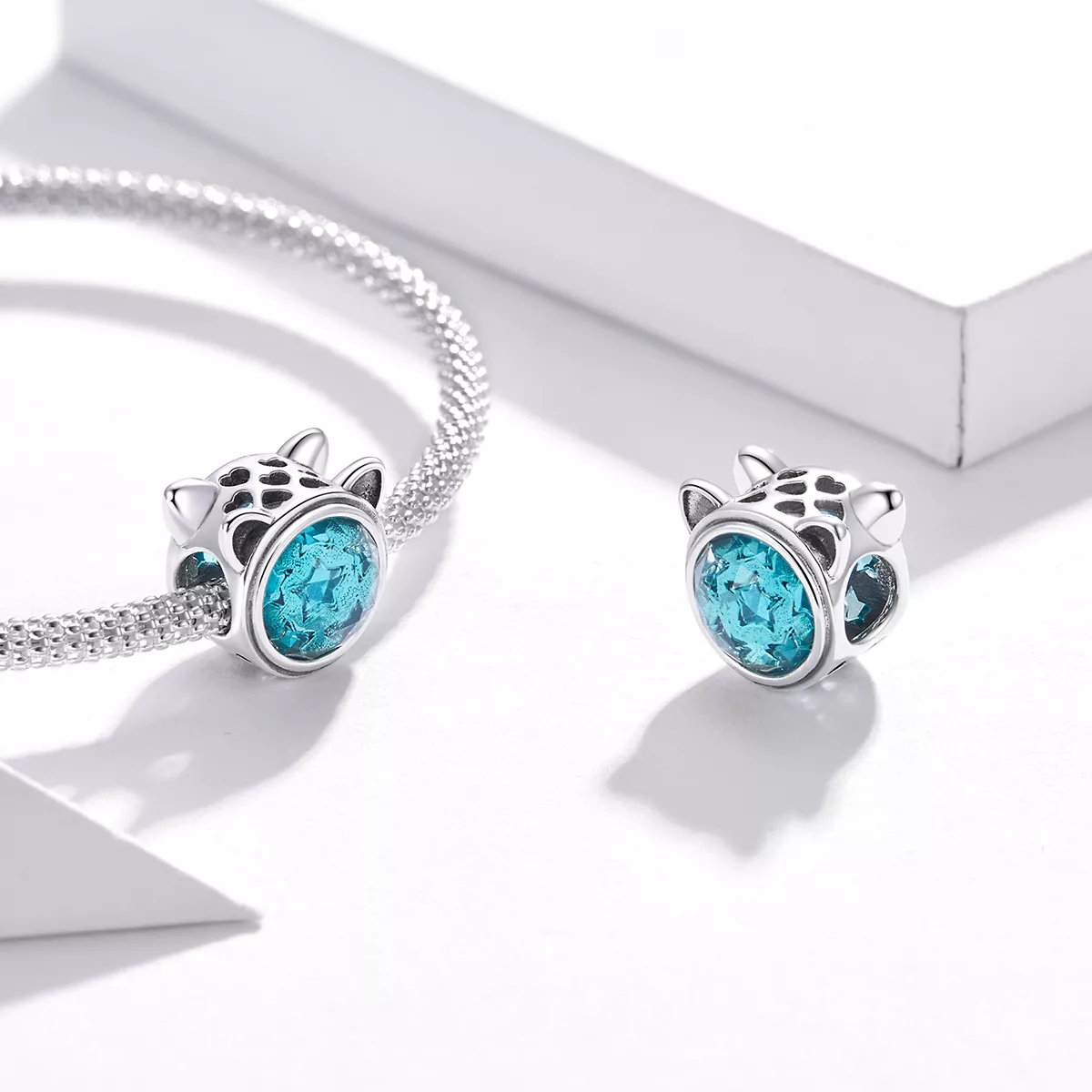 Charm Gato-teal life Pandora - SCC1800
