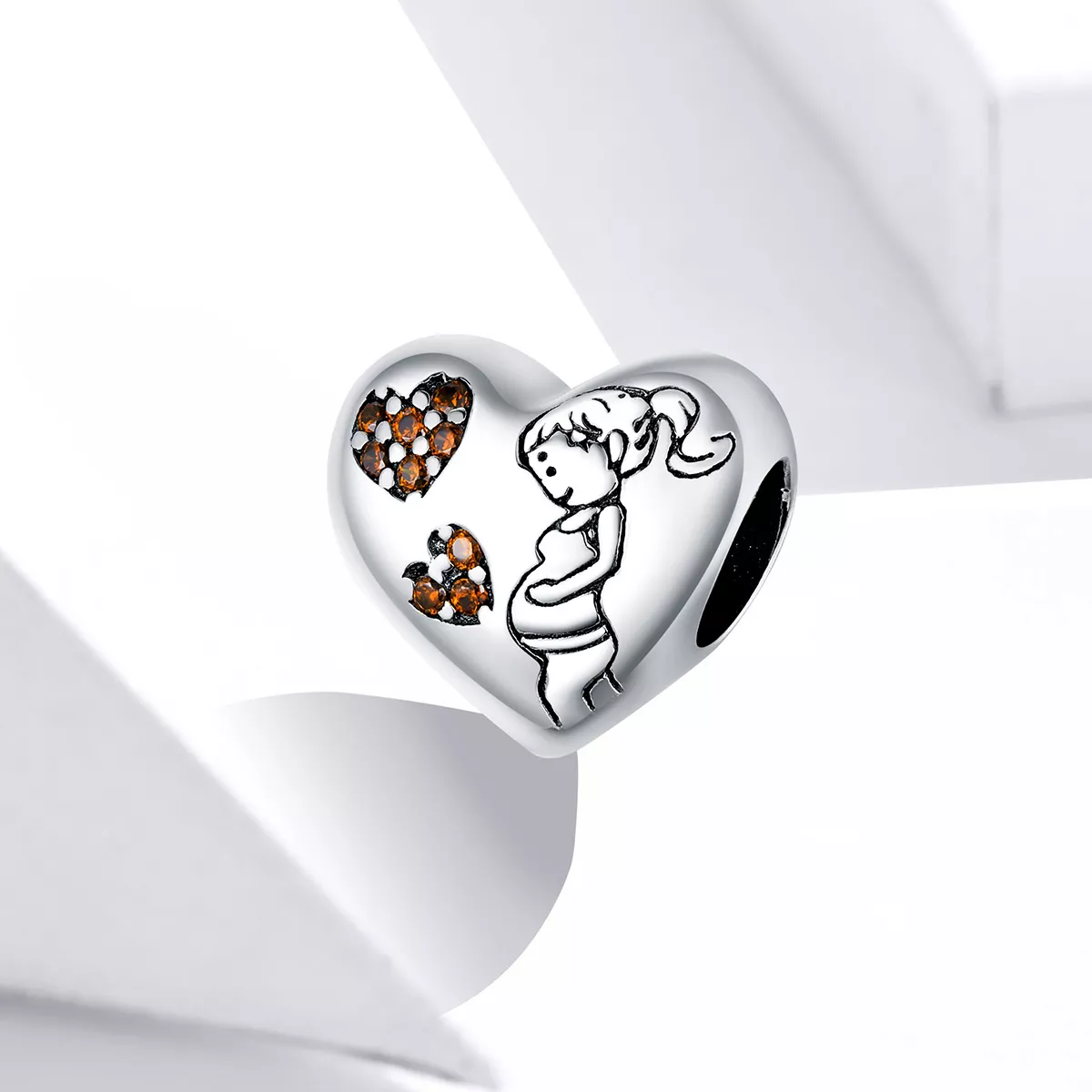 Charm Gravidez de nova mamãe estilo Pandora - SCC1589