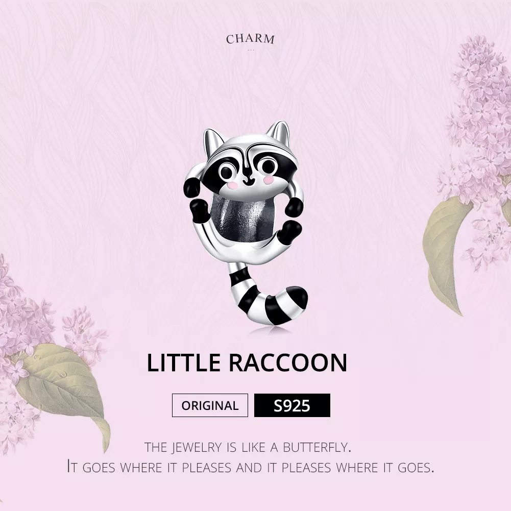 Charm Guaxinim pequeno life Pandora - BSC403