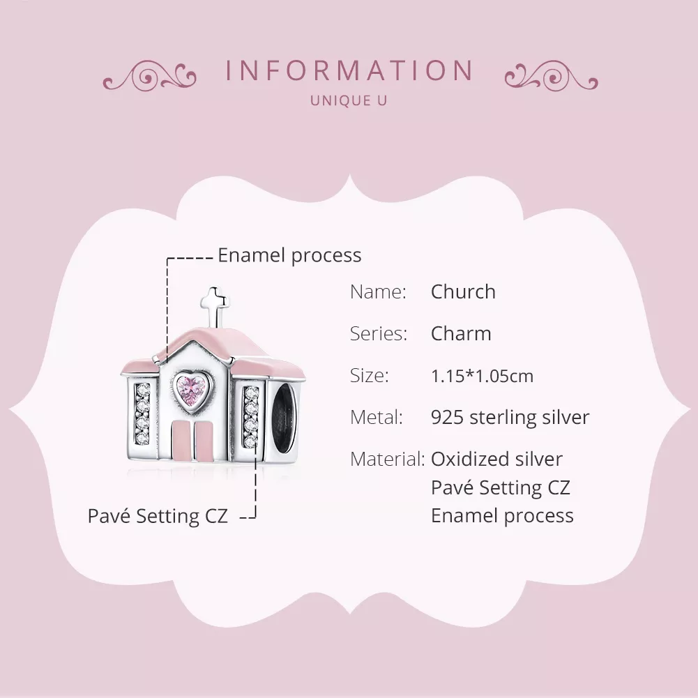 Charm Igreja life Pandora - SCC1810