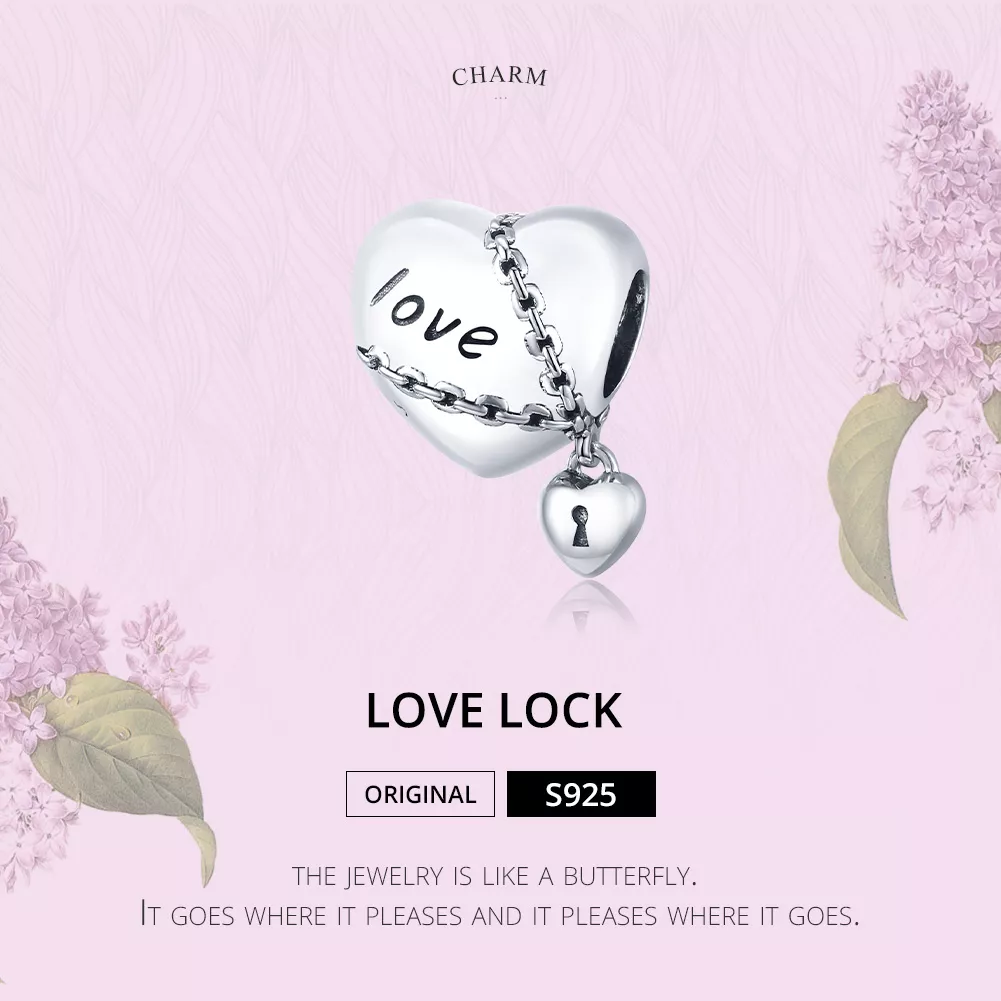 Charm Love Lock life Pandora - SCC1553
