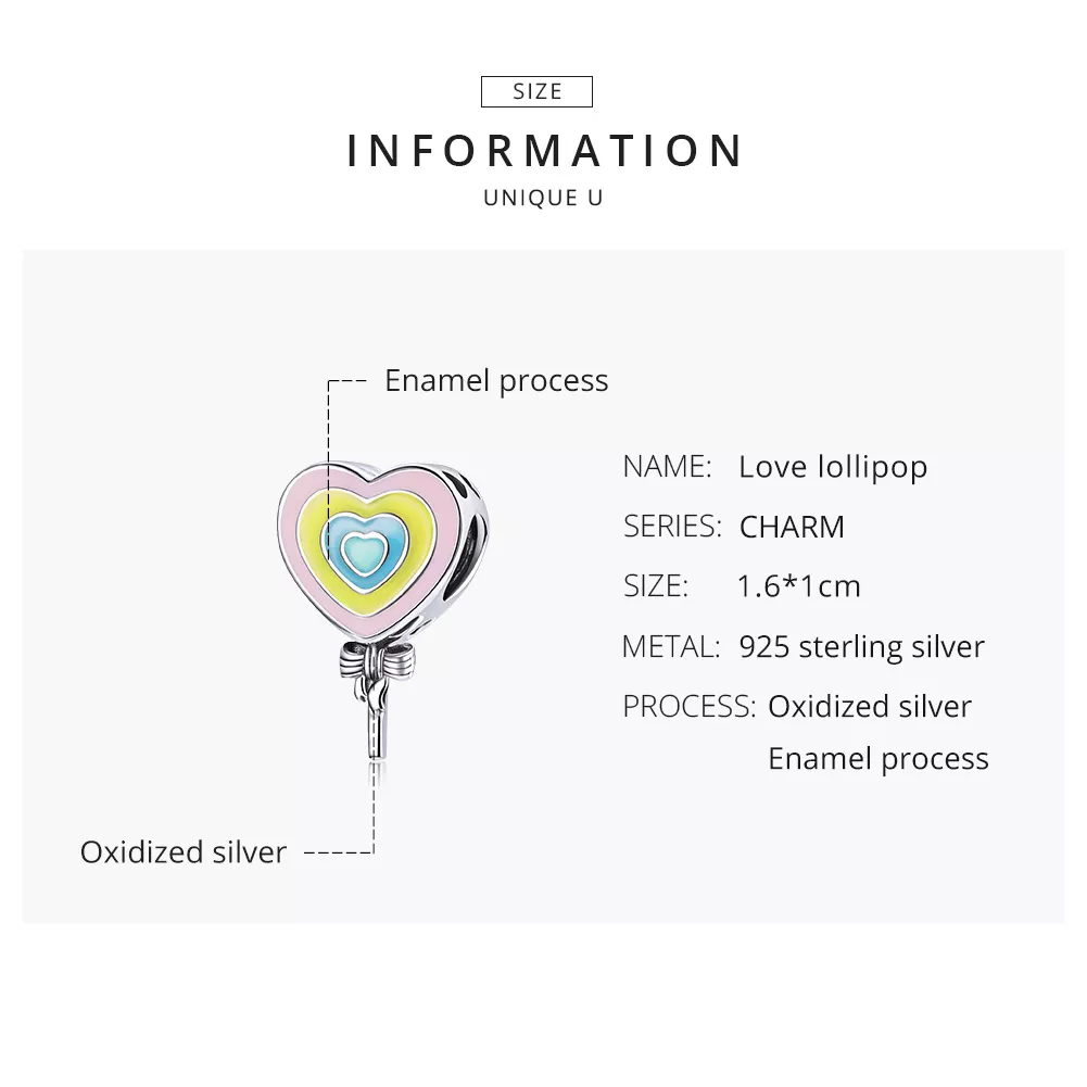 Charm Love Lollipop life Pandora - SCC1746