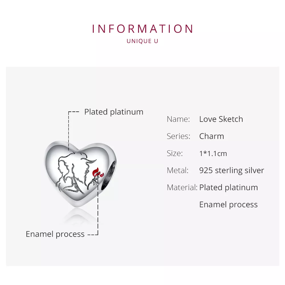 Charm Love Sketch life Pandora - BSC321