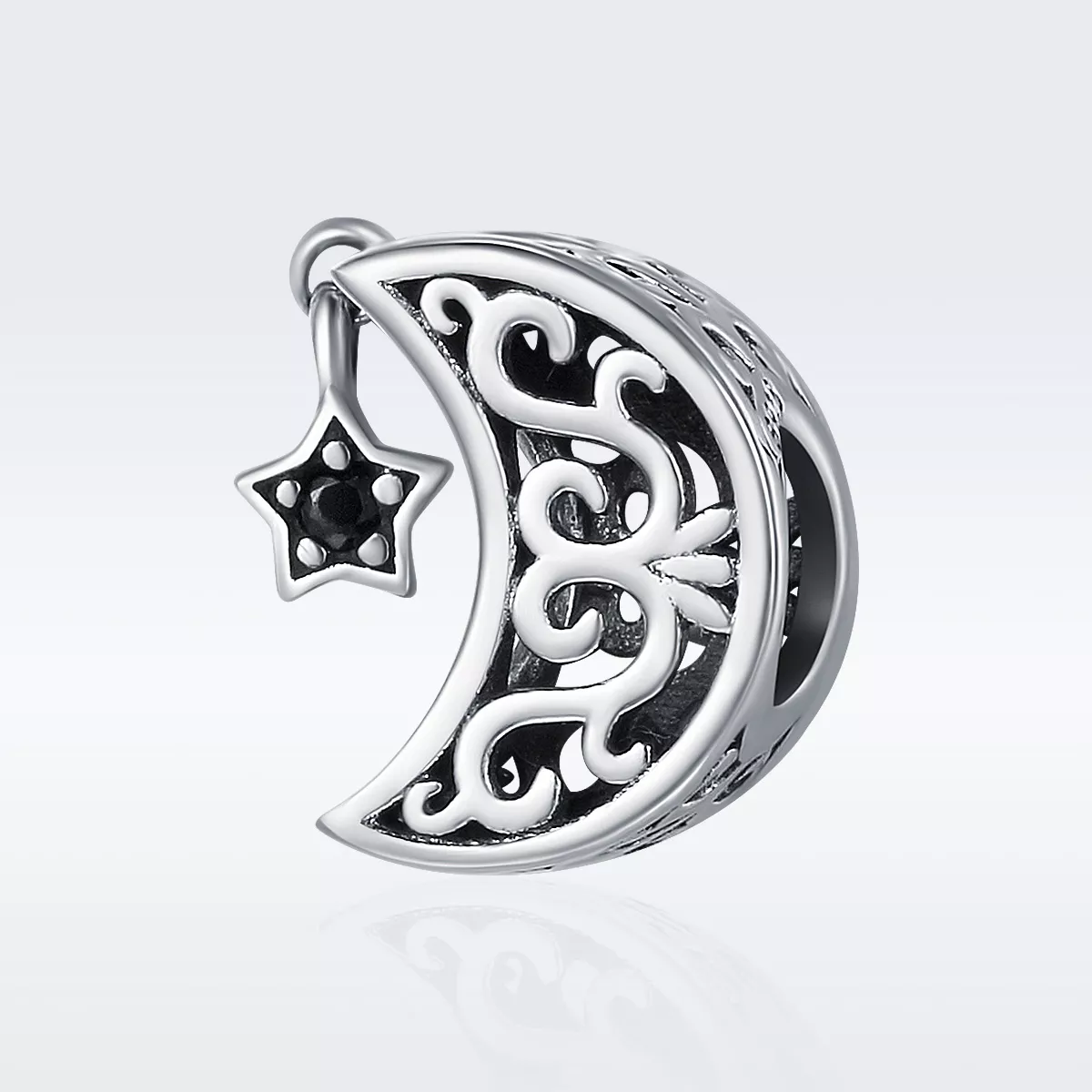 Charm Lua e estrela life Pandora - SCC483