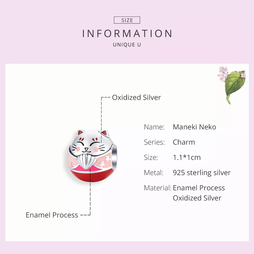 Charm Maneki Neko life Pandora - SCC1341