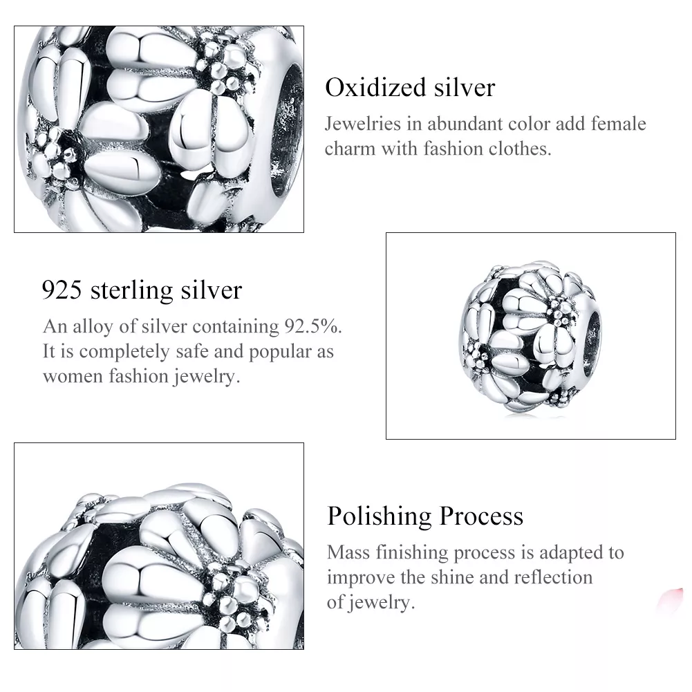 Charm Margarida life Pandora - SCC1487