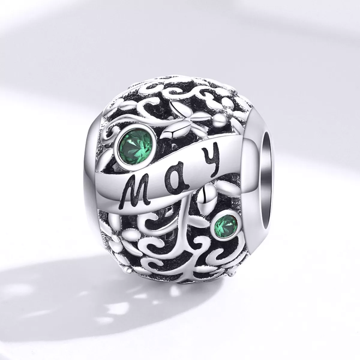 Charm May Birthstone estilo Pandora - SCC1385-5