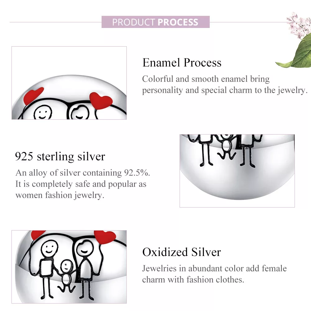 Charm Minha família life Pandora - SCC1339