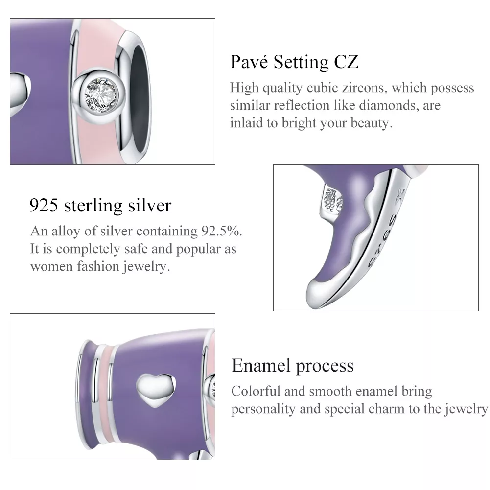 Charm Mini secador de cabelo estilo Pandora - SCC1865