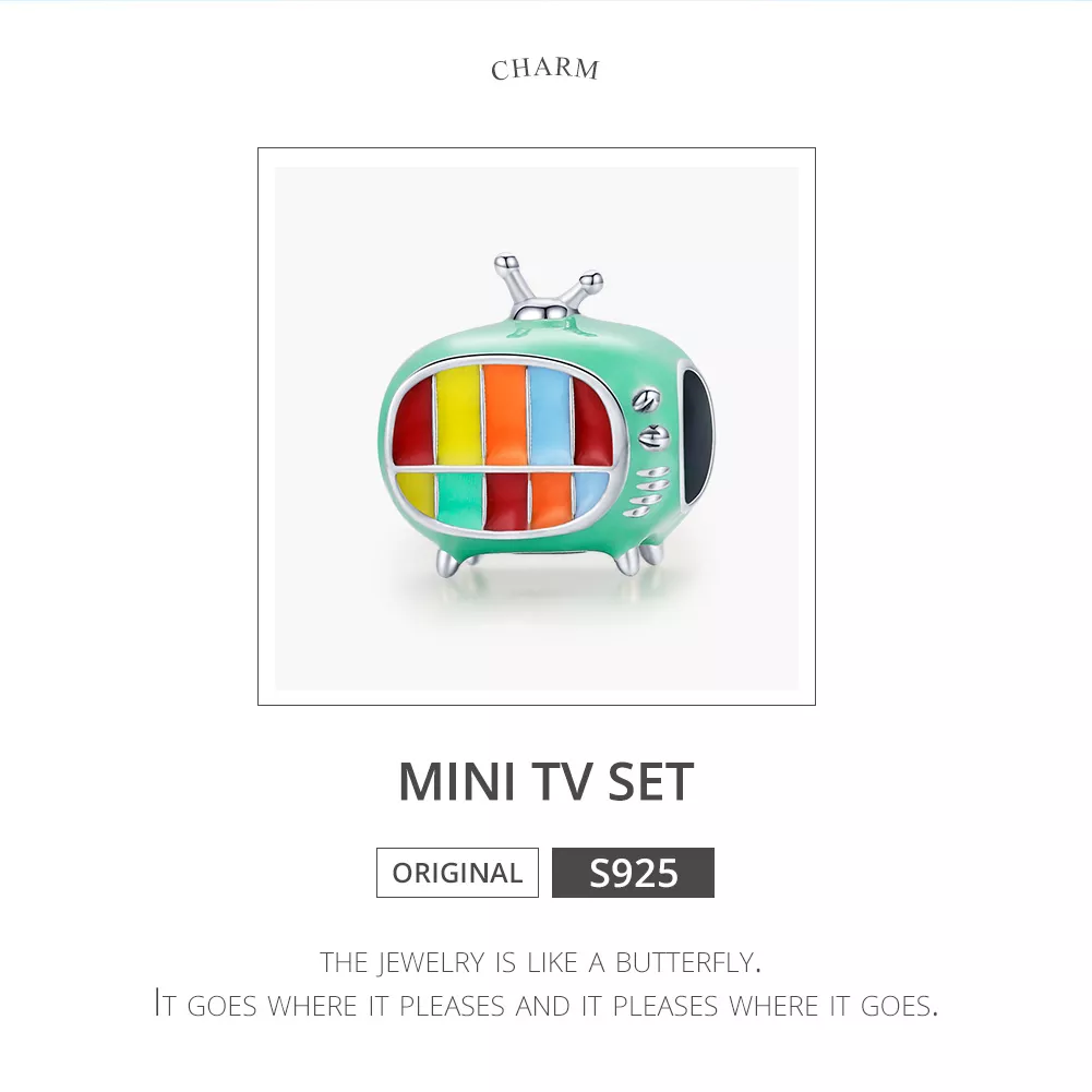 Charm Mini TV colorida estilo Pandora - SCC1861