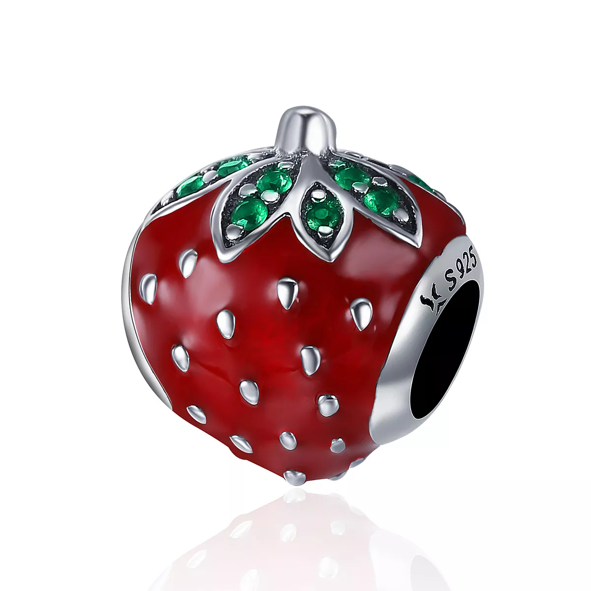 Charm morango life Pandora - SCC369
