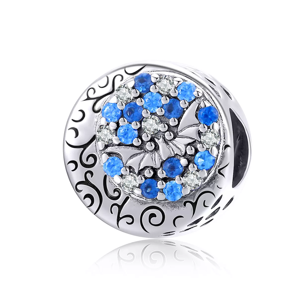 Charm Morcego Misterioso de Pedra Azul estilo Pandora - SCC1554