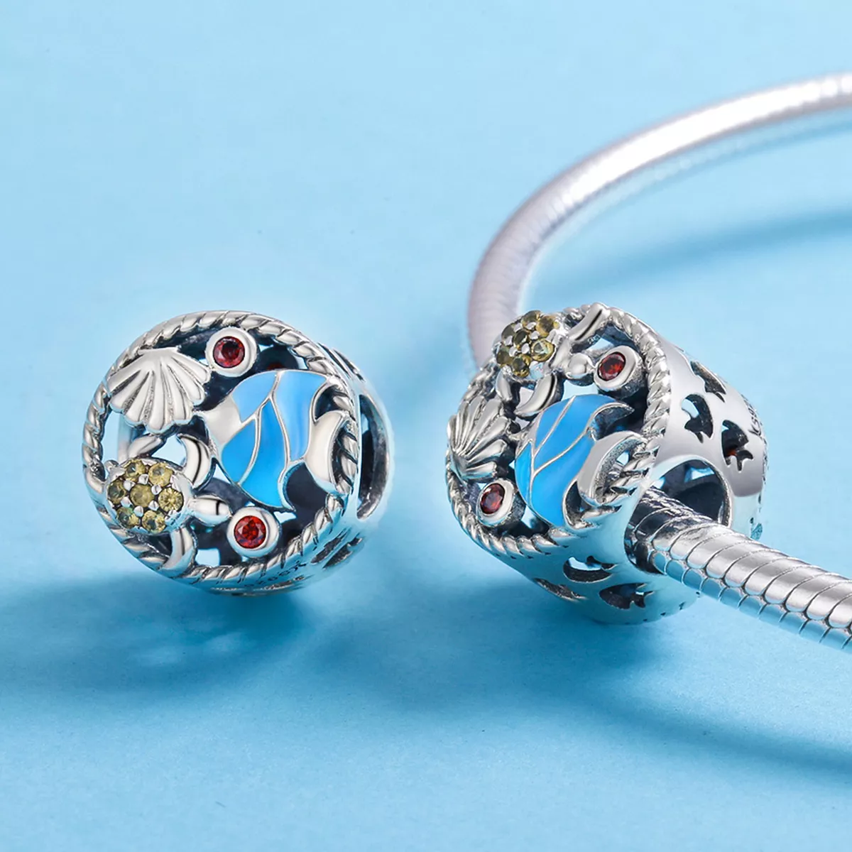 Charm Mundo Subaquático estilo Pandora - SCC683