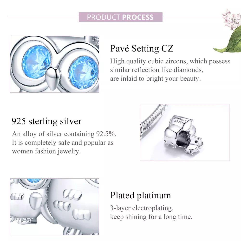 Charm Mãe Coruja life Pandora - BSC238