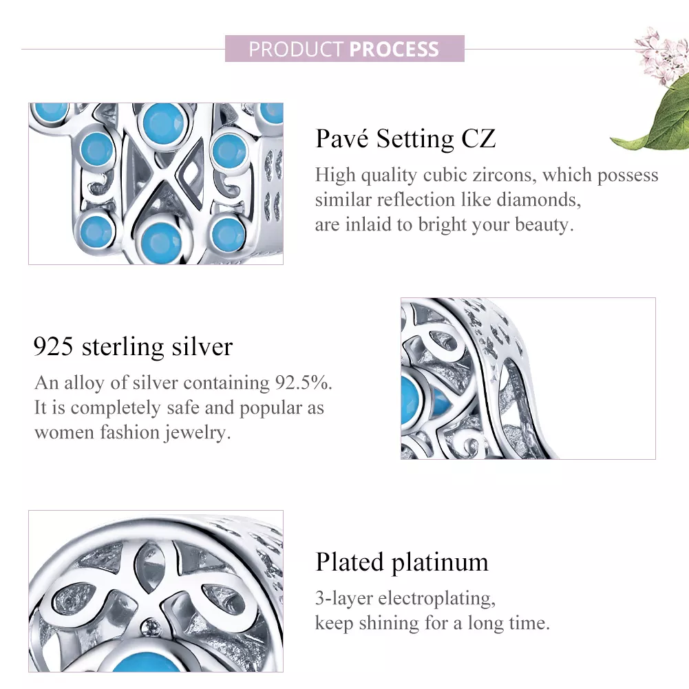 Charm Mão da Sorte life Pandora - SCC1757