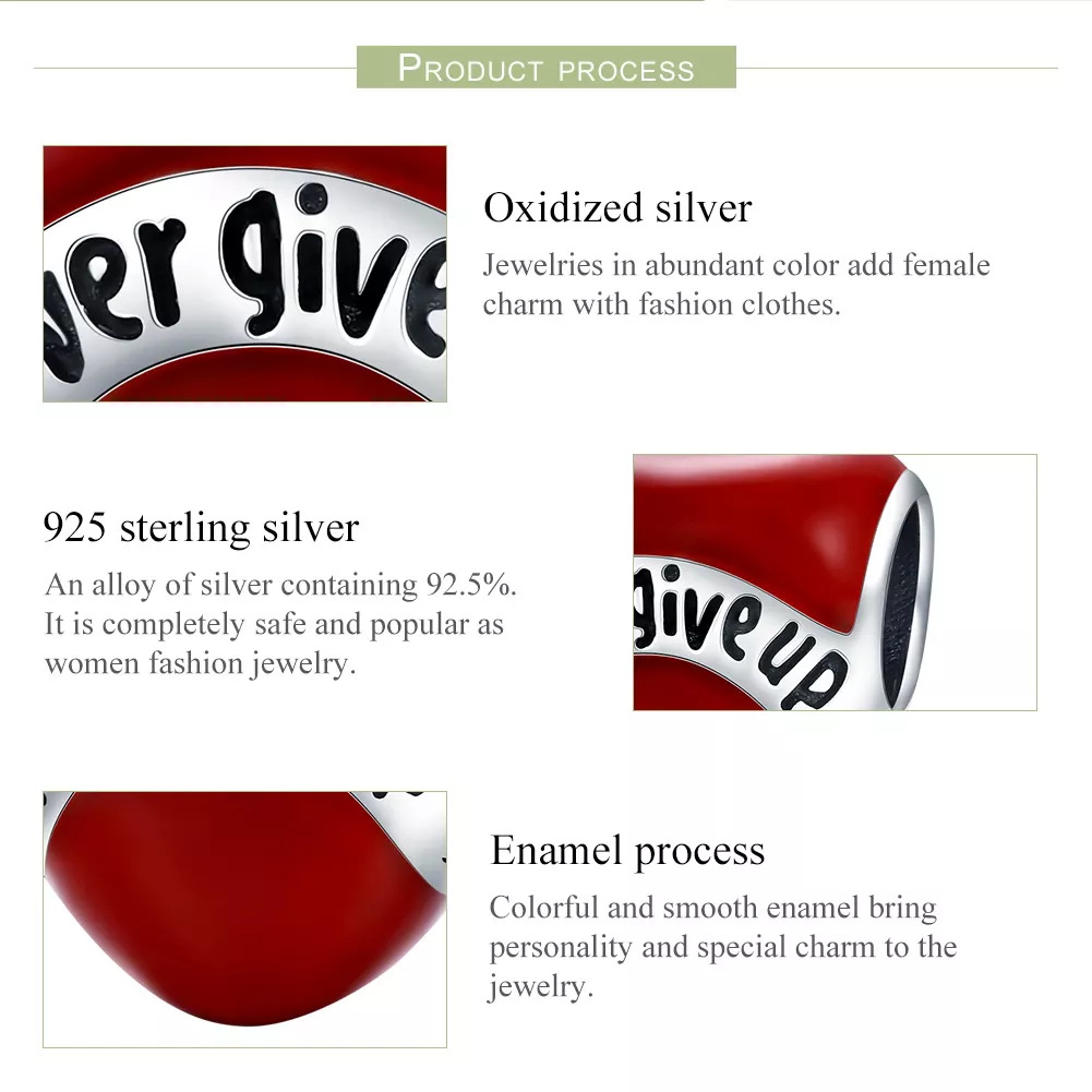 Charm Não desista life Pandora - SCC808