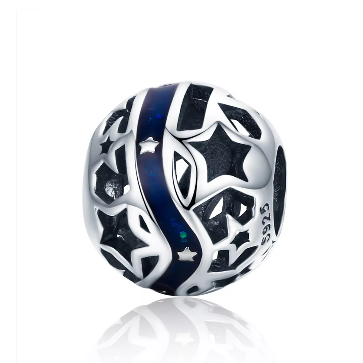 Charm O Rio Estrela Brilhante estilo Pandora - SCC640