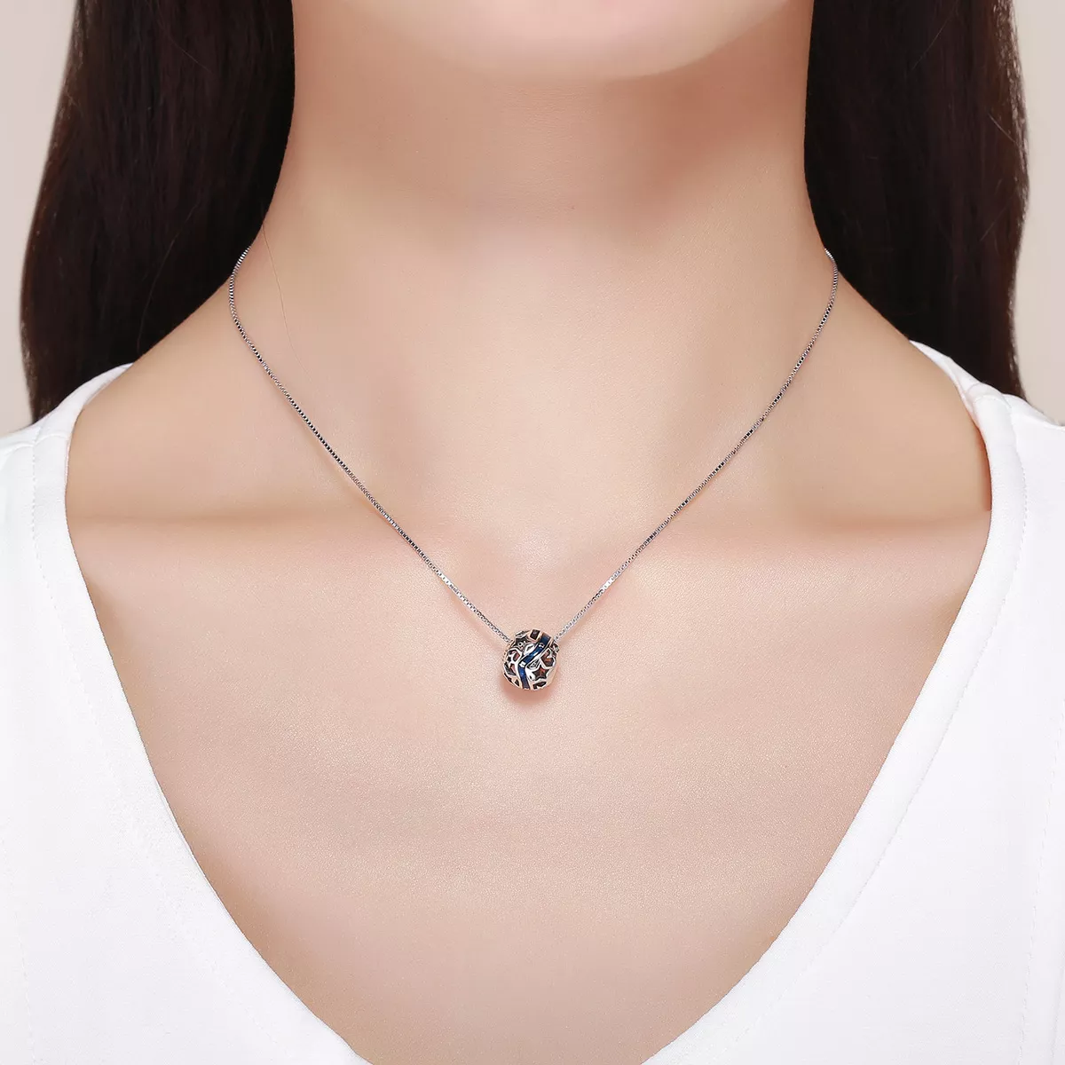 Charm O Rio Estrela Brilhante estilo Pandora - SCC640