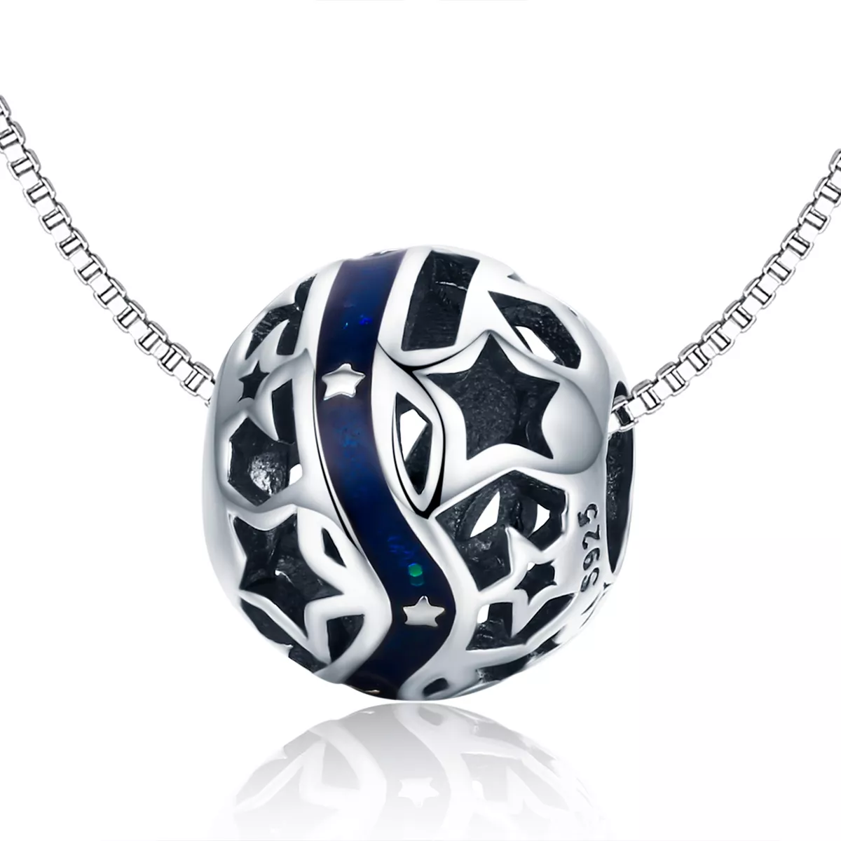 Charm O Rio Estrela Brilhante estilo Pandora - SCC640
