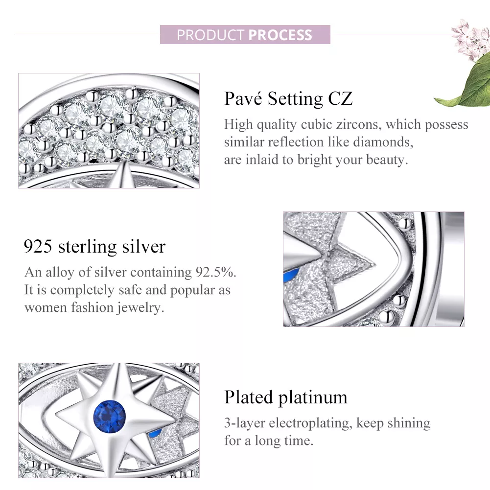 Charm Olho de Sorte life Pandora - SCC1368