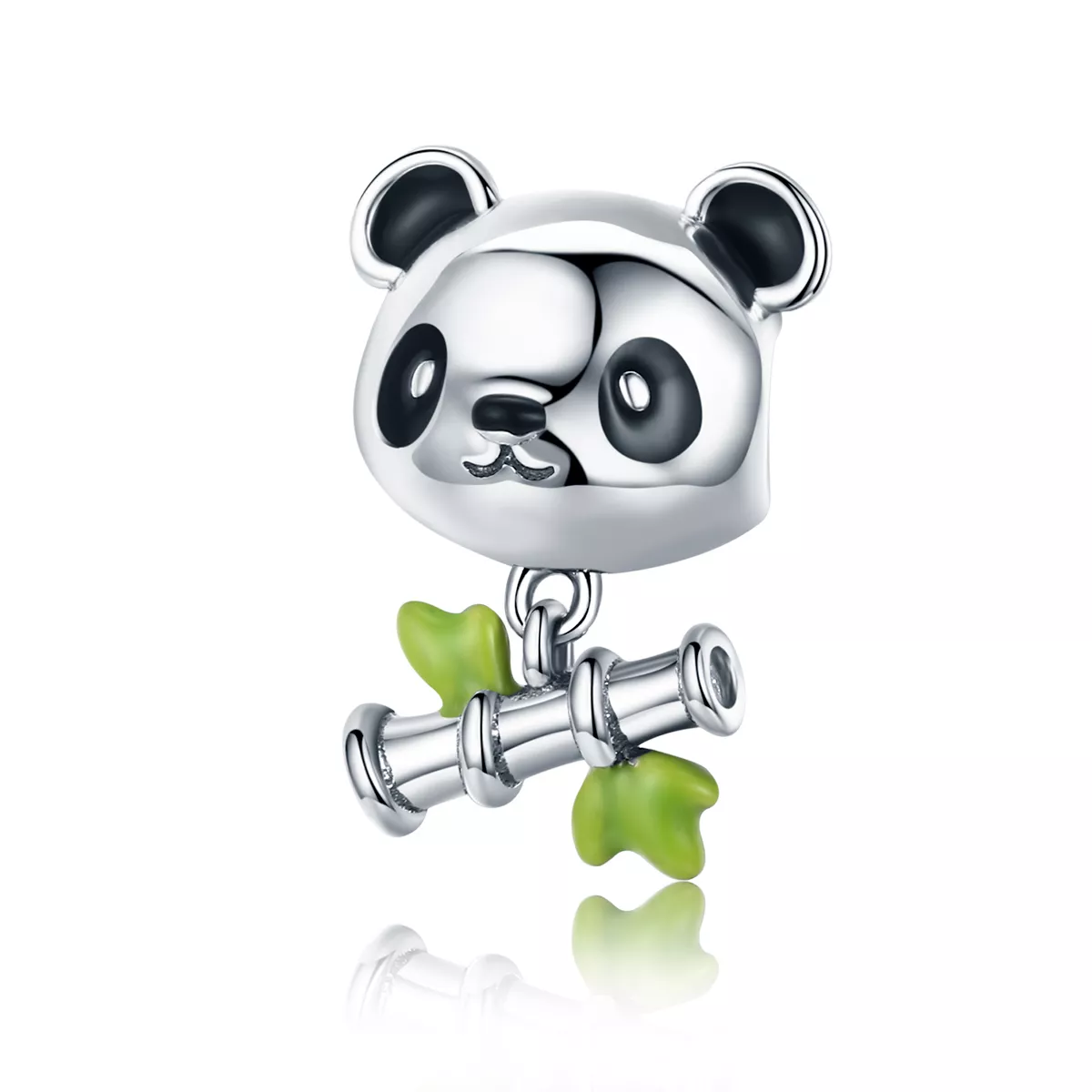 Charm Panda adora comer bambu estilo Pandora - SCC325