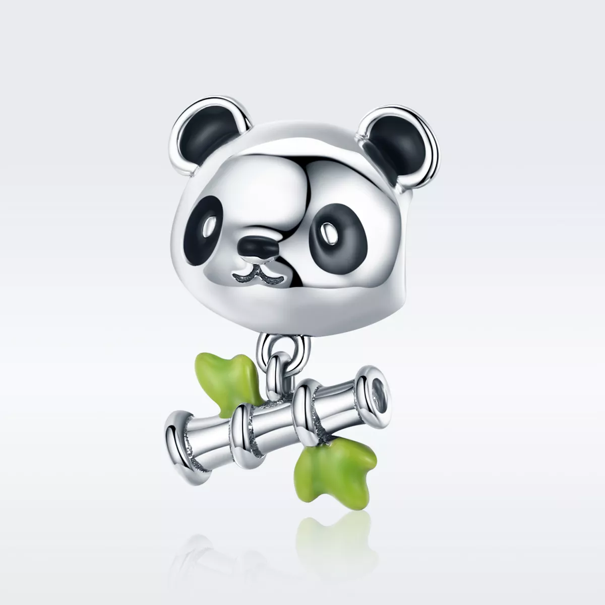 Charm Panda adora comer bambu estilo Pandora - SCC325